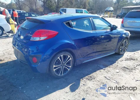 2016 Hyundai Veloster Turbo from USA, damaged, VIN KMHTC6AEXGU273382